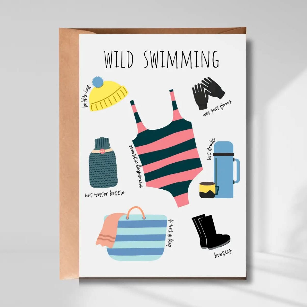Wild Swimming Essentials Card