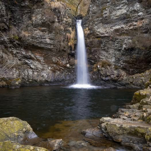 Sunset Waterfall Dook | Wild Swimming Experience Galloway Forest Park
