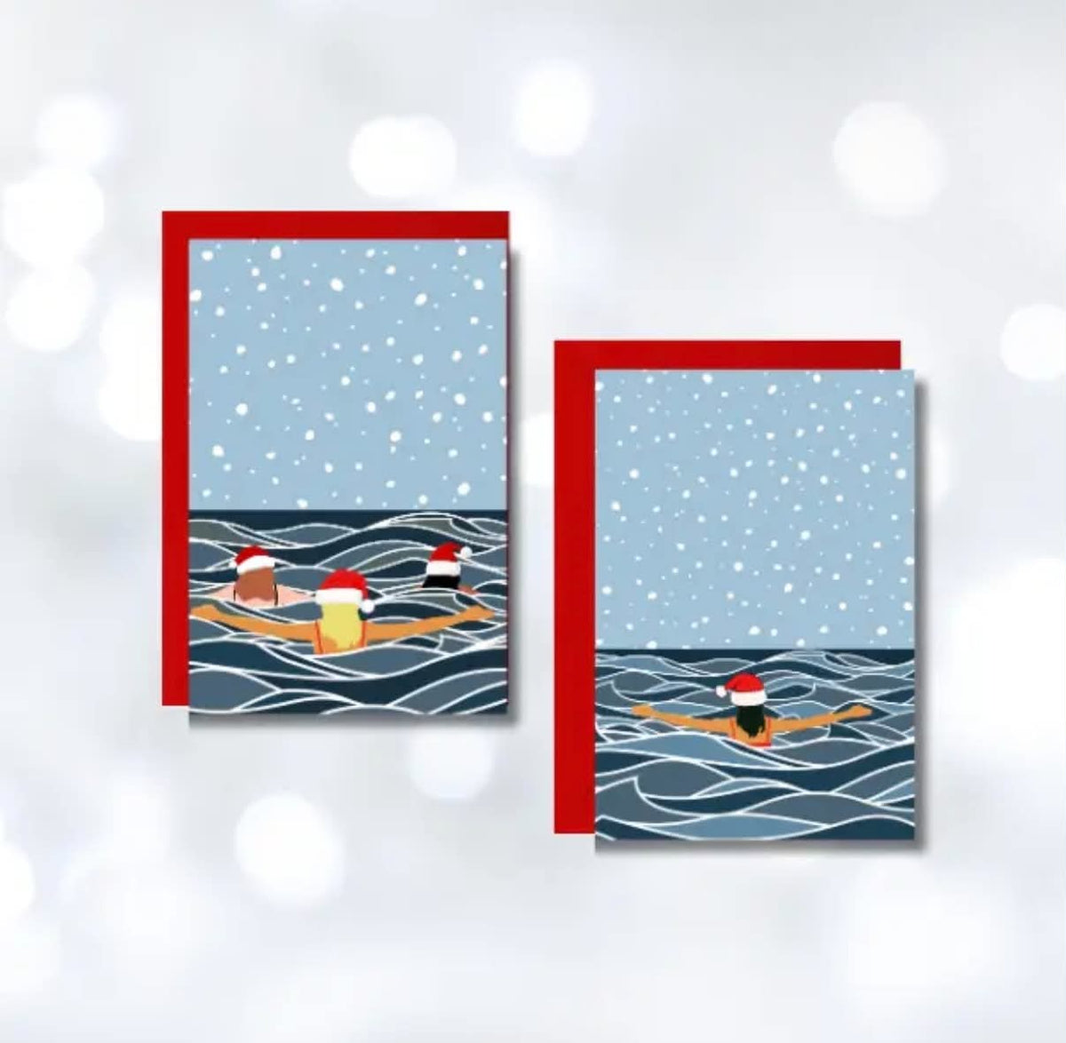 Christmas Swims Cards – Pack of 6