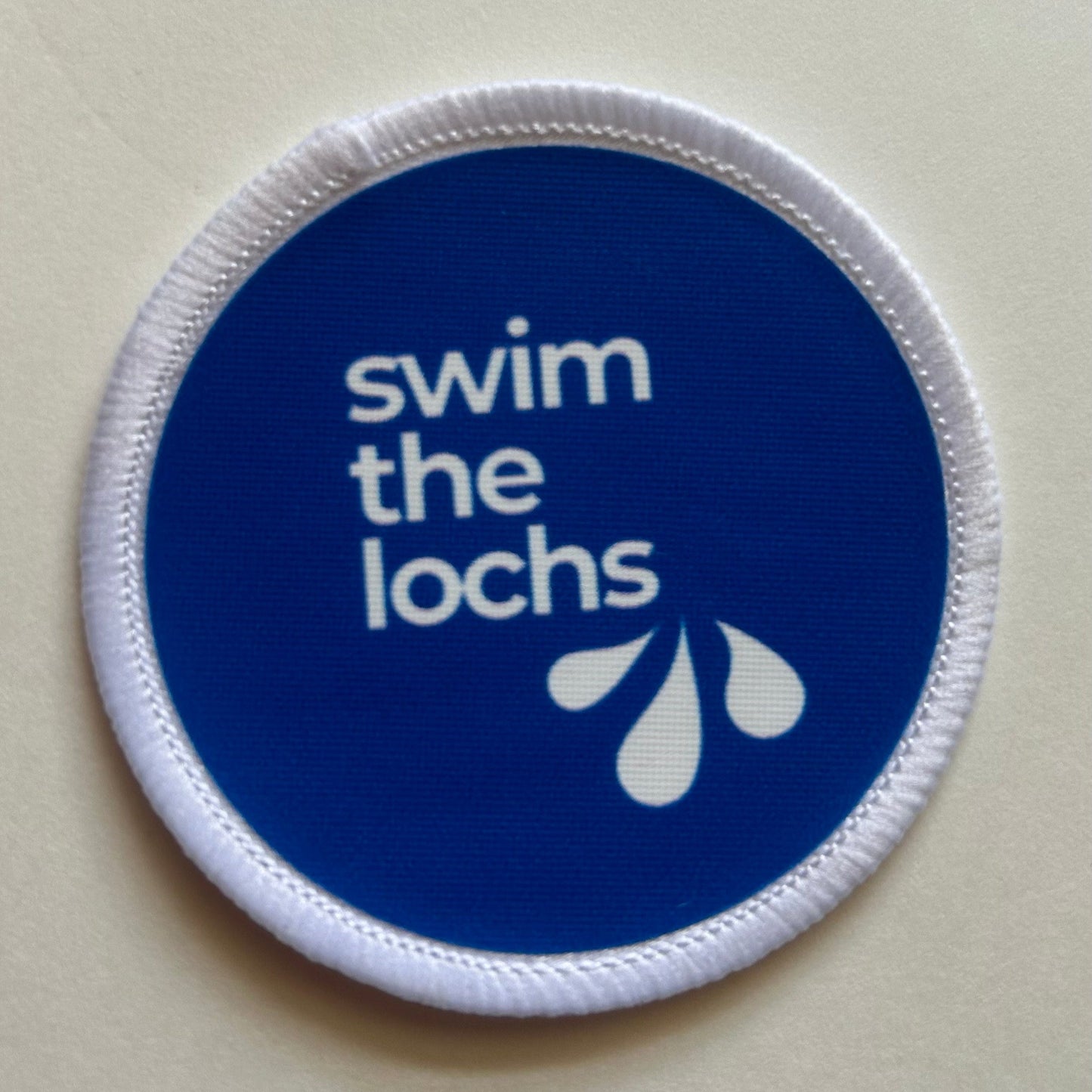 Swim the Lochs Sew On Swim Badge