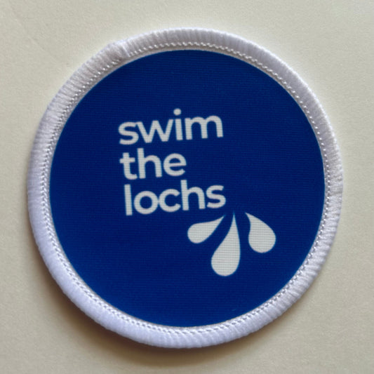 Swim the Lochs Sew On Swim Badge